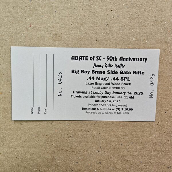 50th Anniversary of ABATE of SC Gun Raffle - Image 4